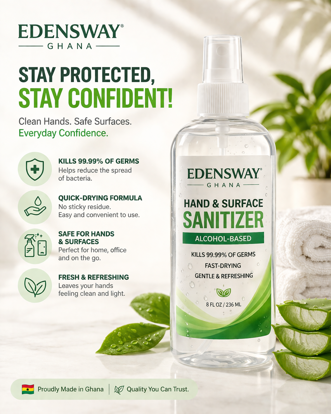 Read more about the article Edensway Hand & Surface Sanitizer
