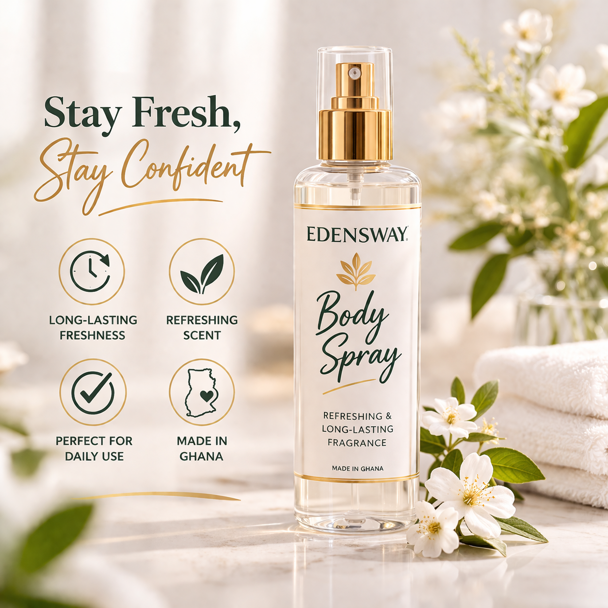 Read more about the article Stay Fresh & Confident with Edensway Body Spray